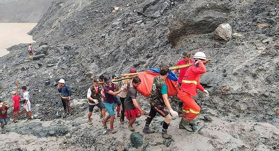 म्यांमार में एक खदान में भूस्खलन, 80 से ज्यादा लोग लापता, तलाश अभियान जारी
