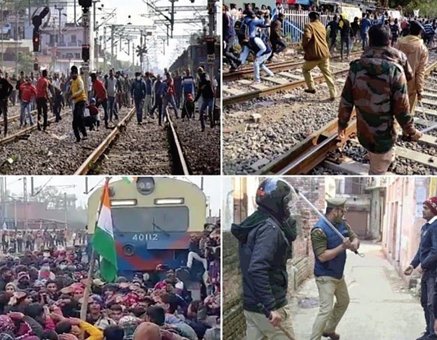 रोजगार के नाम पर युवाओं को बार-बार भरमाने का नतीजा है रेलवे परीक्षाओं को लेकर लगी आग