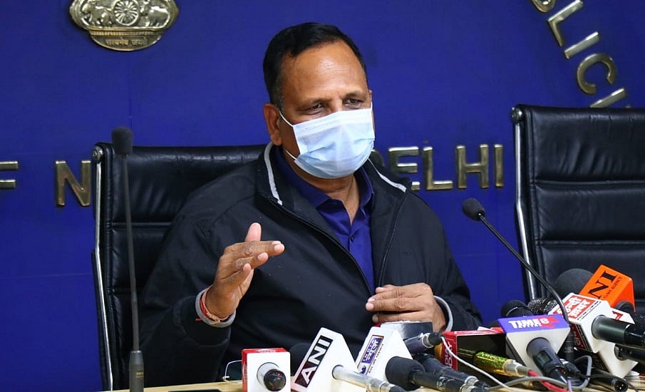 दिल्ली में कोविड लहर ने चरम सीमा को पार किया, अब जल्द मामलों में आएगी कमी: सत्येंद्र जैन