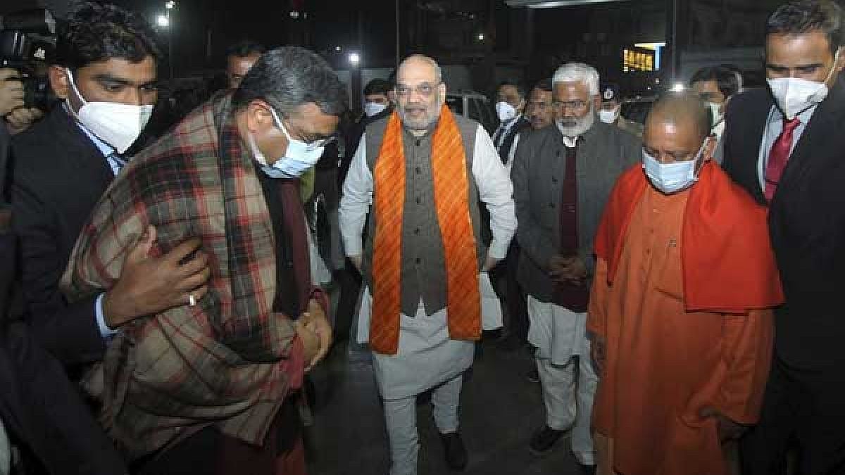 यूपी में प्रचार करते अमित शाह और योगी आदित्यनाथ