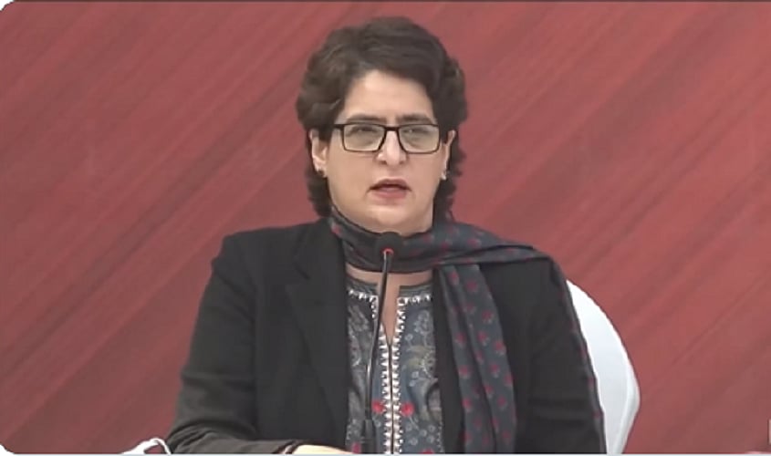 कांग्रेस को यूपी में युवा घोषणापत्र जारी करने से रोका गया, प्रियंका गांधी ने चुनाव आयोग की निष्पक्षता पर उठाया सवाल