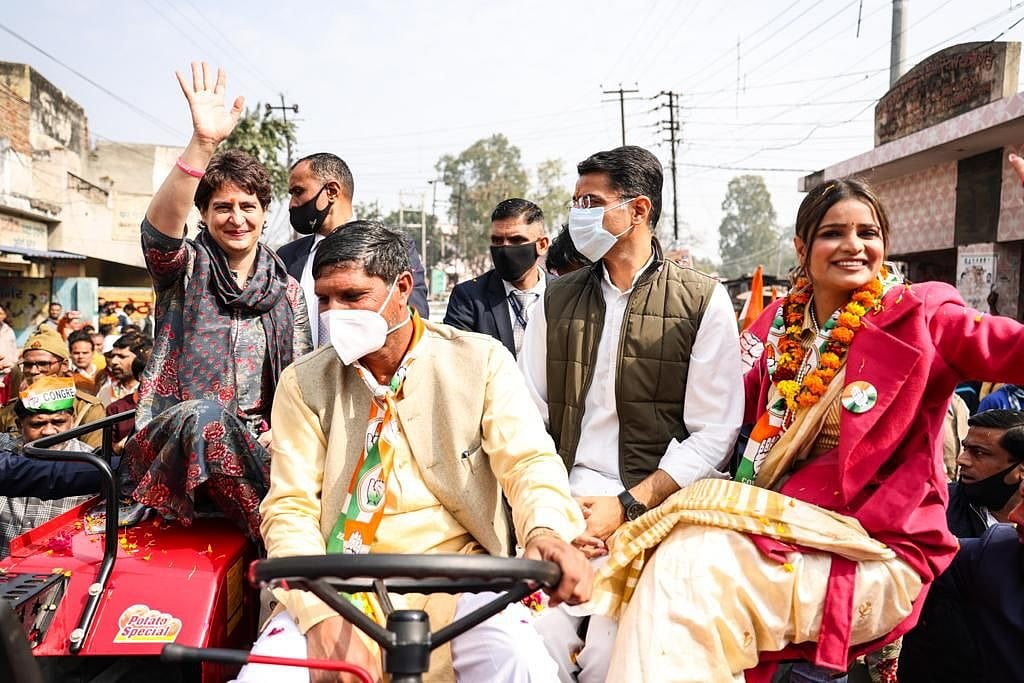 हस्तिनापुर में प्रियंका गांधी, सचिन पायलट का रोड शो, कांग्रेस बोली- BJP के अहंकार को चकनाचूर करेगा किसान का ट्रैक्टर