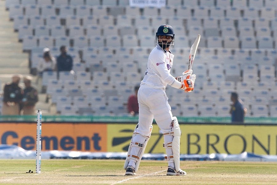 IND vs SL, 1st Test, Day 2: भारत ने 574 रन पर घोषित की पारी, जडेजा ने जड़ा शतक, इतने रन पर नाबाद पवेलियन लौटे