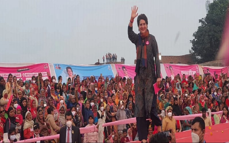 अंतरराष्ट्रीय महिला दिवस पर प्रियंका गांधी करेंगी पैदल मार्च, लखनऊ में गूंजेगा 'लड़की हूं, लड़ सकती हूं' का नारा
