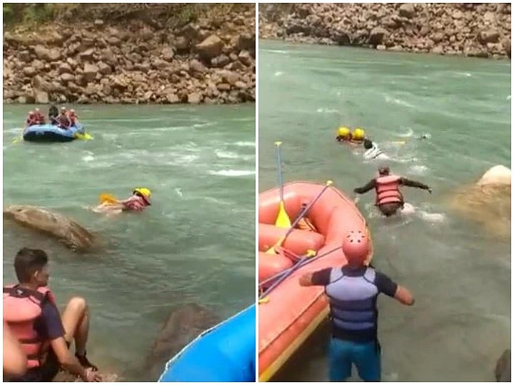 ऋषिकेश में राफ्टिंग के दौरान हादसा, नदी में गिरीं 2 लड़कियां, देवदूत बनकर आए सेना के जवानों ने ऐसे बचाई जान