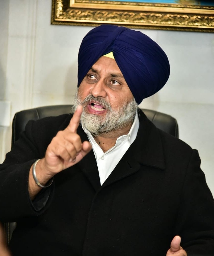 CM भगवंत मान ने पंजाब के हित दिल्ली को बेच दिए, केजरीवाल हैं वास्तविक मुख्यमंत्री, सुखबीर बादल का आरोप