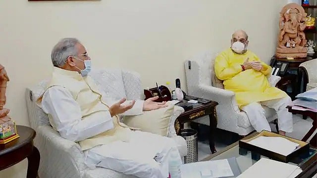 छत्तीसगढ़ CM भूपेश बघेल की आज अमित शाह से होगी मुलाकात, GST प्रणाली, नक्सल समस्या जैसे मुद्दों पर चर्चा संभव