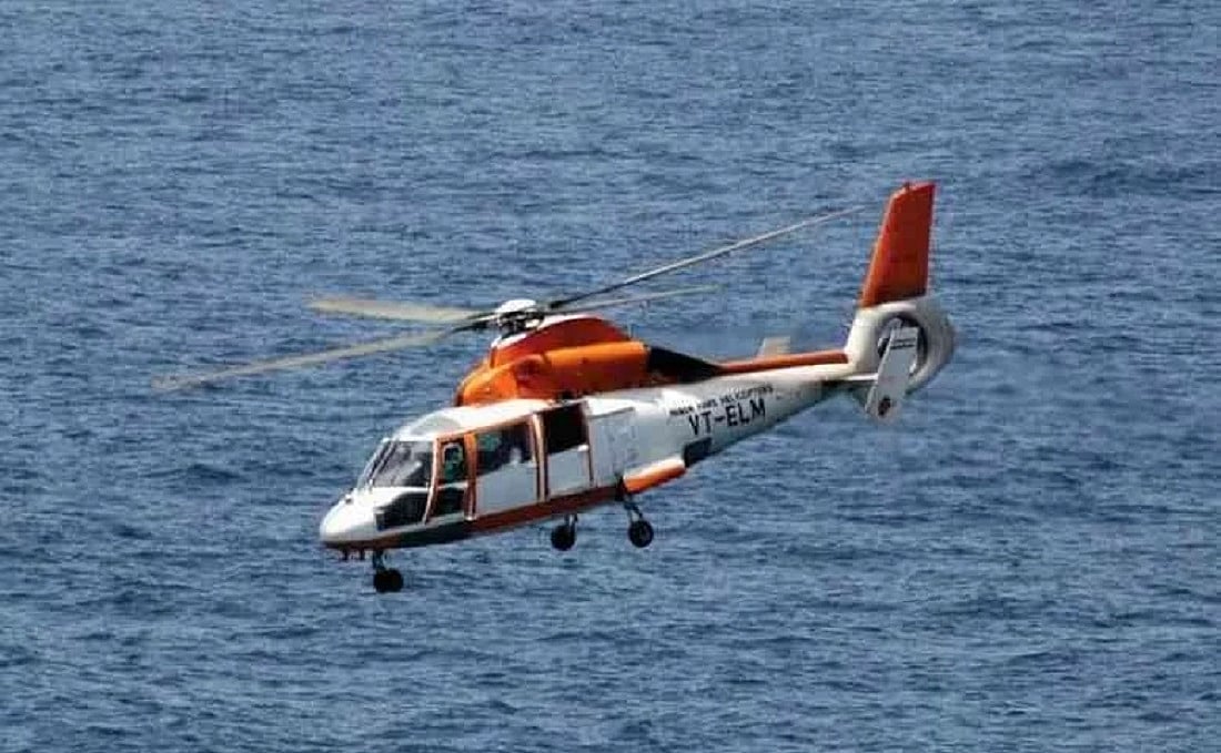 ONGC के हेलीकॉप्टर ने अरब सागर में की इमरजेंसी लैंडिंग, 4 की मौत, 2 पायलट समेत 9 लोग थे सवार