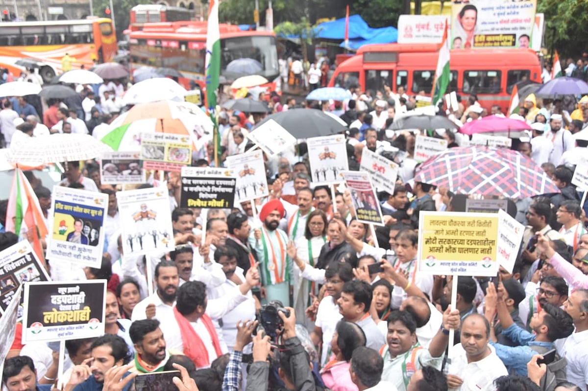 कश्मीर से कन्याकुमारी तक कांग्रेस का हल्ला बोल, ED के खिलाफ प्रदर्शन, मोदी सरकार के खिलाफ नारेबाजी