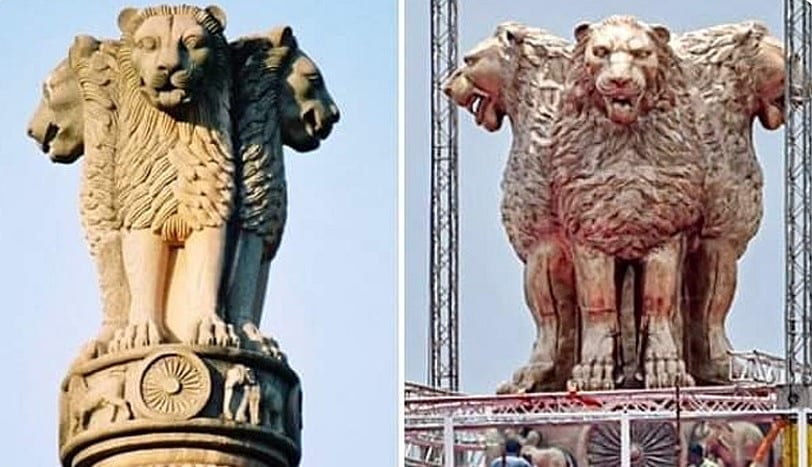 शेरों पर मचा शोर थमा नहीं है अभी, दावों के बीच खंगाला जा रहा इतिहास, शिल्पकार ने माना- है एक फीसदी की त्रुटि