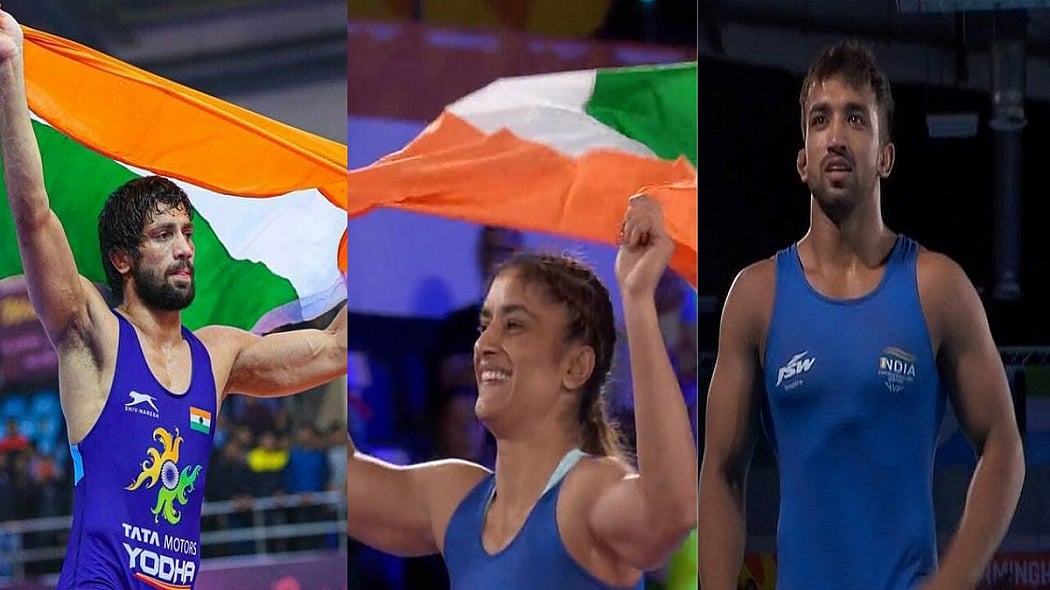 CWG 2022 में लगातार दूसरे दिन भारतीय पहलवानों ने जड़ी गोल्डेन हैट्रिक, रवि-विनेश के बाद नवीन ने भी दिलाया स्वर्ण पदक
