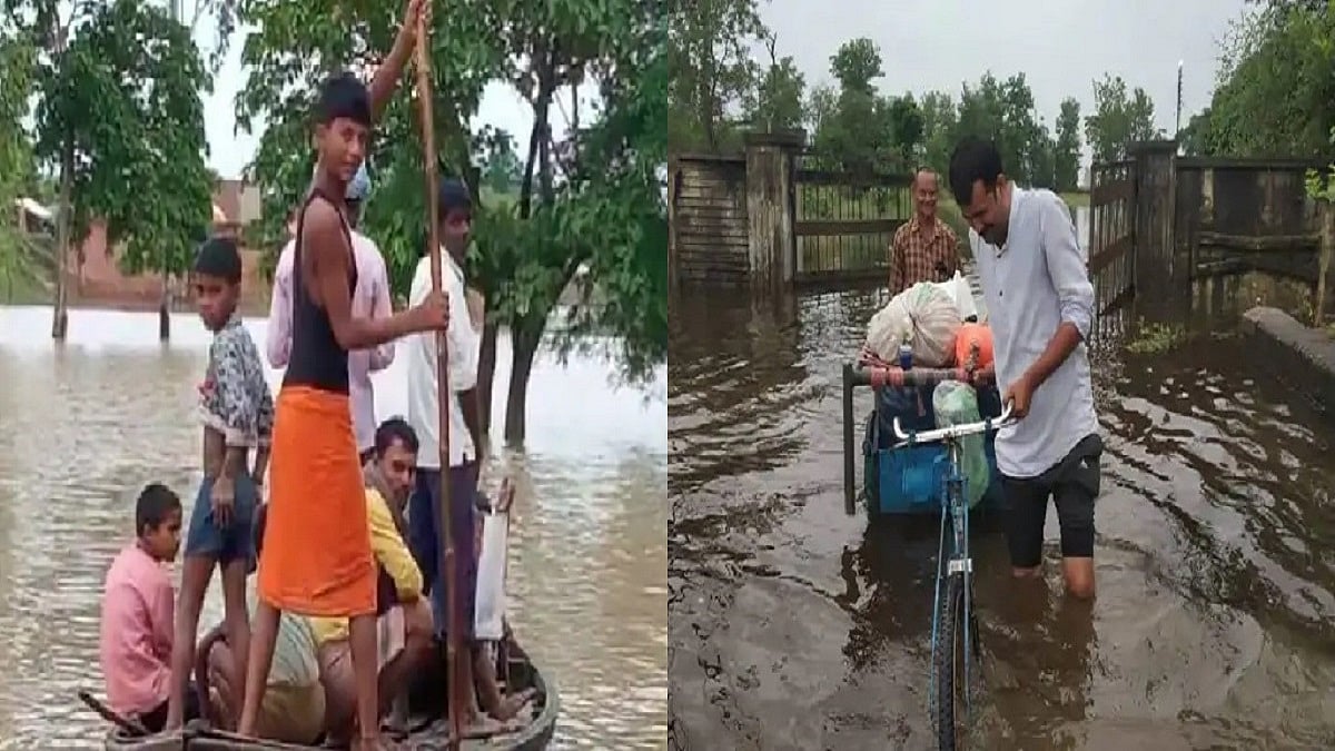 यूपी में बाढ़ से 18 जिलों के 1500 गांवों का हाल बेहाल! BJP सांसद ने कहा- सब भगवान भरोसे, बोलोगे तो कहलाओगे बागी!