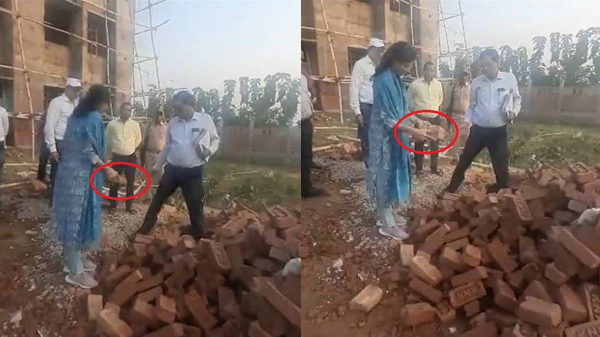 UP: हाथों में ईंट, अंदाज 'लोडी सिंघम' वाला! चंदौली की DM बोलीं- किसी को नहीं छोड़ूंगी, तस्वीरें वायरल