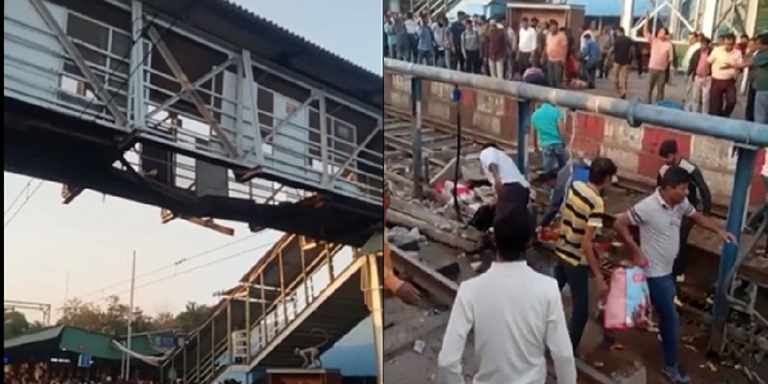 महाराष्ट्रः चंद्रपुर में रेलवे फुटओवर ब्रिज का स्लैब पटरी पर गिरा, 4 लोग घायल, अनुग्रह राशि का ऐलान