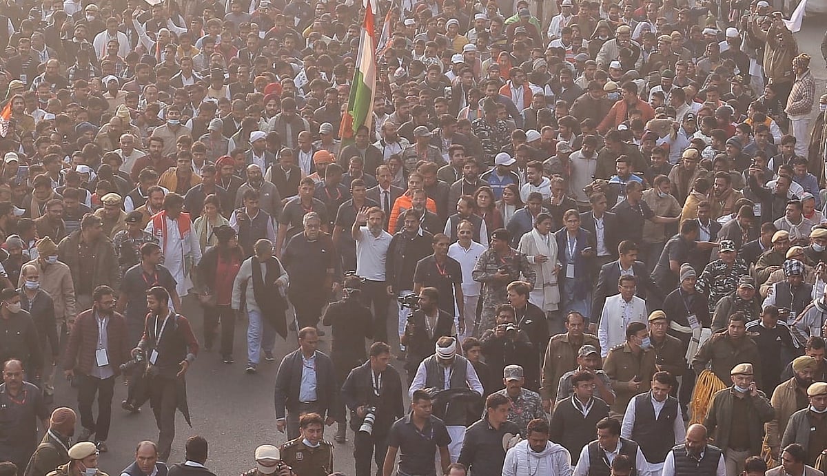 कांग्रेस की ‘भारत जोड़ा यात्रा’ जारी है।