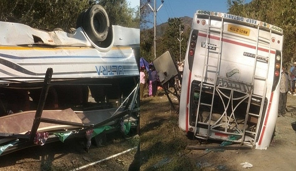 मणिपुर में दर्दनाक हादसा, स्कूल बस पलटने से 7 छात्राओं की मौत, 18 से ज्यादा घायल, कई की हालत गंभीर