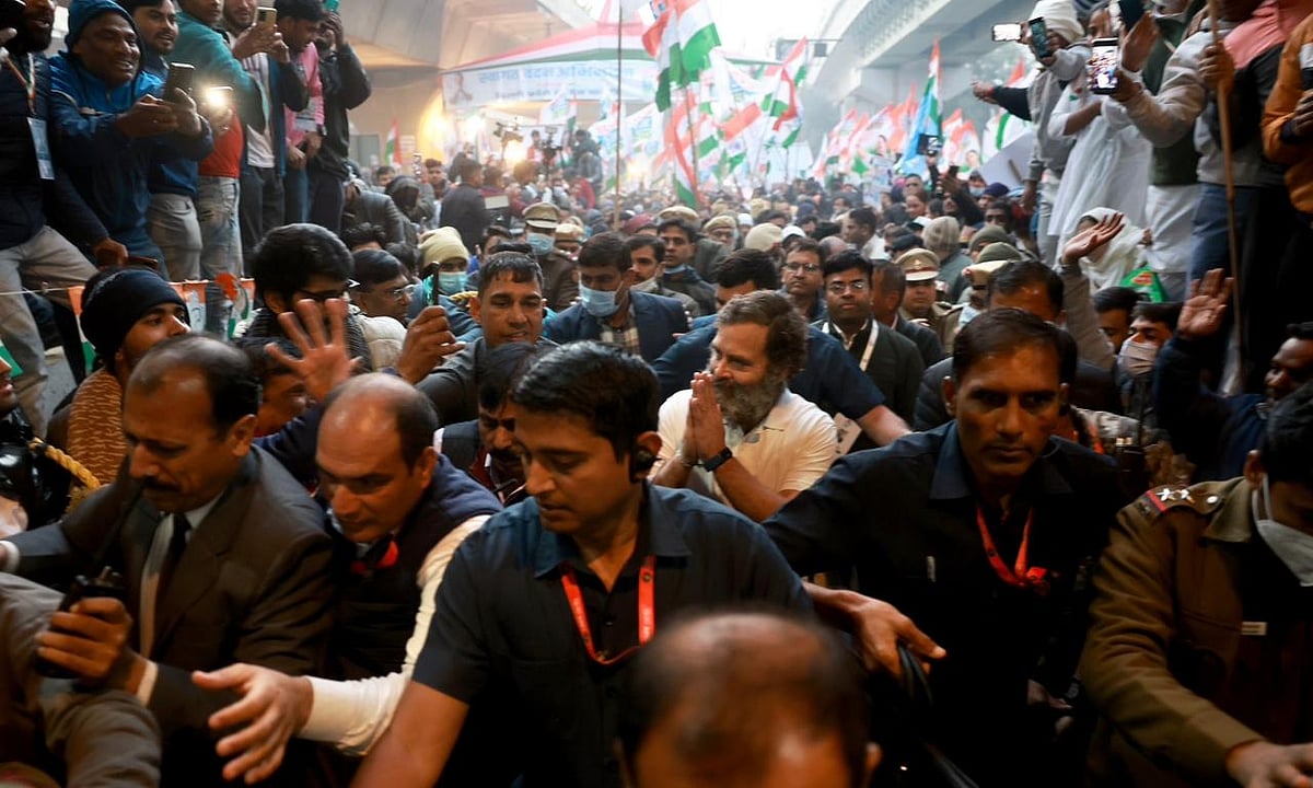 राहुल गांधी ने कहा, मैंने आरएसएस-बीजेपी के लोगों से कहा है कि हम यहां आपके नफरत के 'बाजार' में प्यार की दुकान खोलने आए हैं।”
