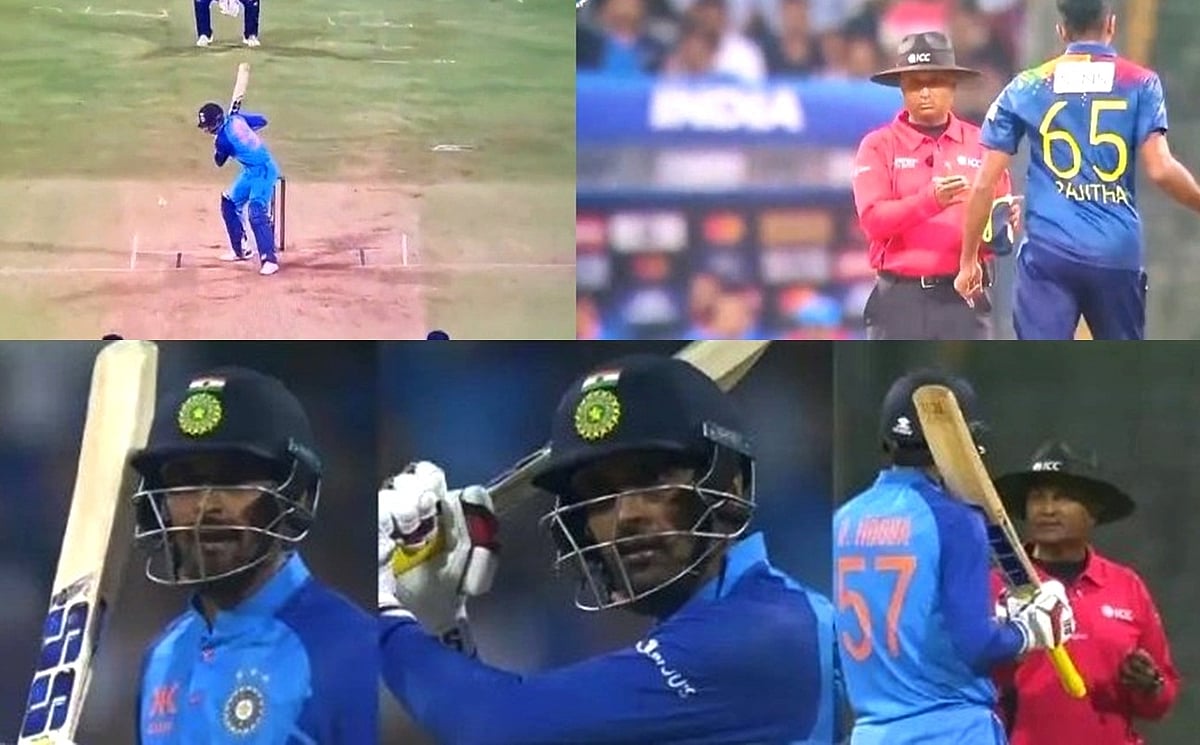 India vs Sri lanka: दीपक हुड्डा ने वाइड बॉल के फैसले पर अम्पायर पर खोया आपा, बल्ला दिखाकर...