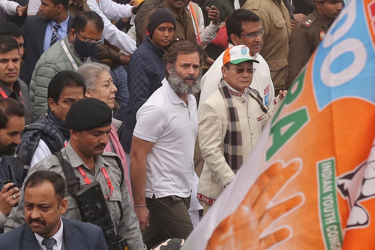 यूपी में राहुल गांधी की भारत जोड़ो यात्रा तीन दिन तक चलेगी।