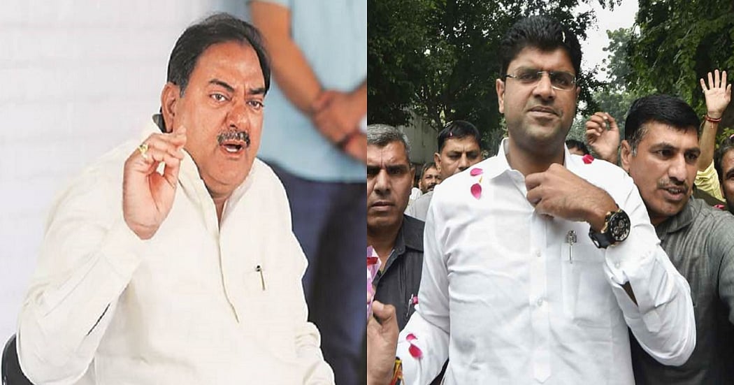 हरियाणा विधानसभा में अभय चौटाला ने दुष्यंत को कहा सबसे बड़ा चोर, दो दिन के लिए सदन से निष्‍कासित