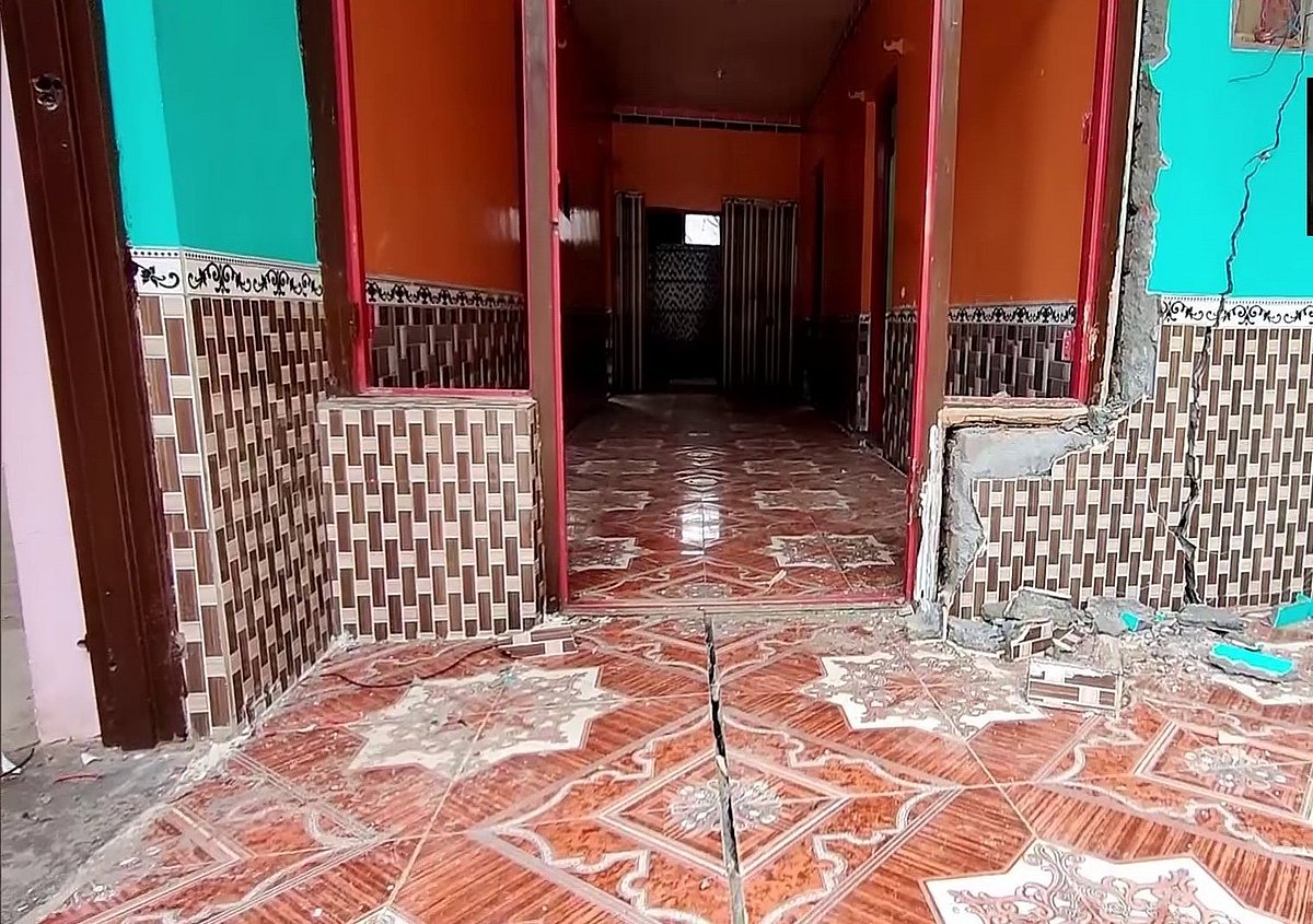 अब जम्मू-कश्मीर के डोडा के कई घरों में पड़ी दरारें, दहशत में लोग