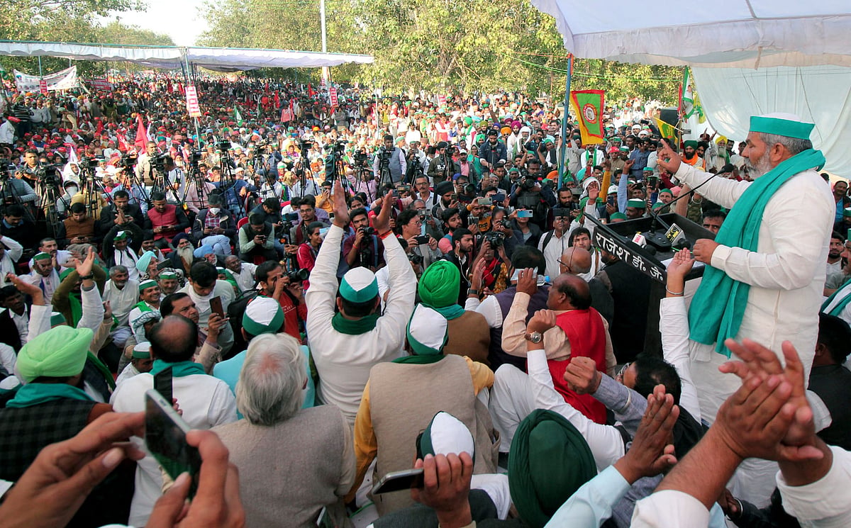 यूपी: किसानों की समस्याओं पर मेरठ में महापंचायत आज, इन मुद्दों पर होगी चर्चा, टिकैत बोले- फोन पर मिल रही धमकियां