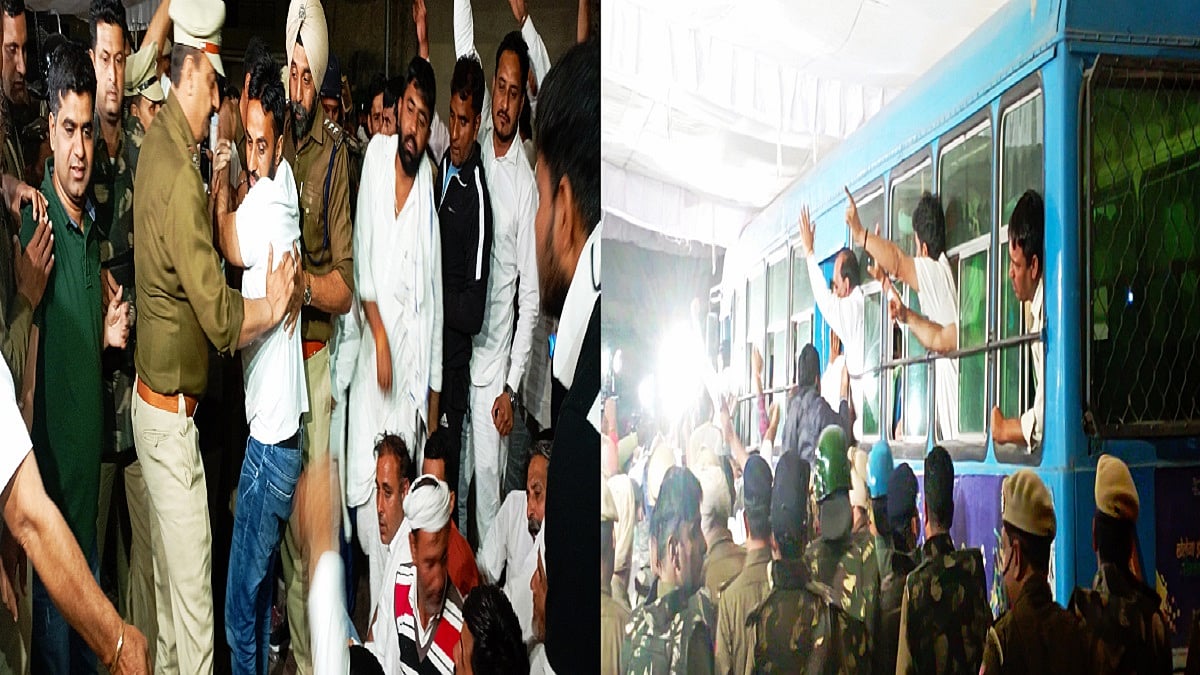 हरियाणा की खट्टर सरकार की पुरी हुई मंशा! हाईकोर्ट के दखल के बाद सरपंचों को जबरन उठा ले गई पुलिस, तंबू भी उखाड़े
