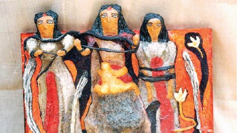 मंजरी चक्रवर्ती की कलाकृति