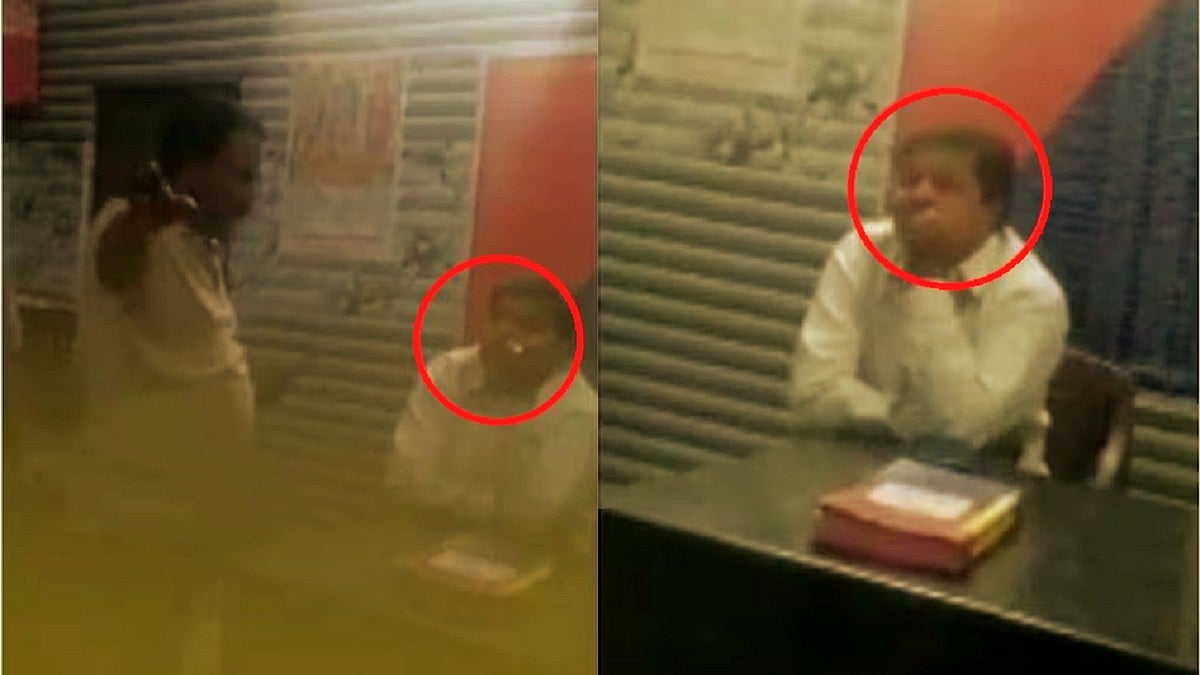 उत्तर प्रदेश: थाने में पुलिस की कुर्सी पर बैठा अपराधी दो पक्षों के बीच समझौता करवाता दिखा, दंग हुए लोग!