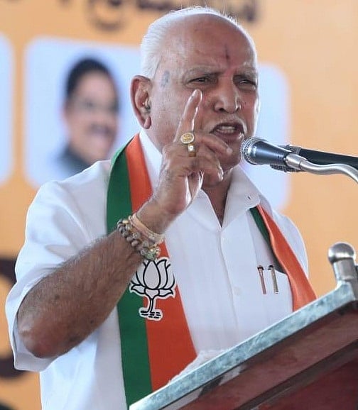 कर्नाटक चुनाव: येदियुरप्पा के बयान से BJP में खलबली! बेंगलुरु पार्टी कार्यलय पर भारी संख्या में पुलिस तैनात