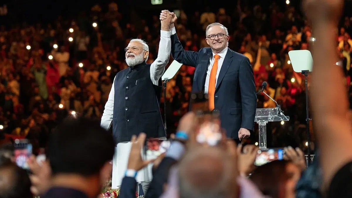 प्रधानमंत्री मोदी के ऑस्ट्रेलिया दौरे में भारतीय समुदाय के कार्यक्रम को लेकर यहां के चैनलों ने खूब शोर-शराबा और हल्ला किया।