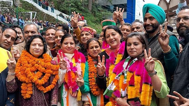 शिमला नगर निगम चुनाव में कांग्रेस ने 34 वार्ड में से 24 पर जीत दर्ज की