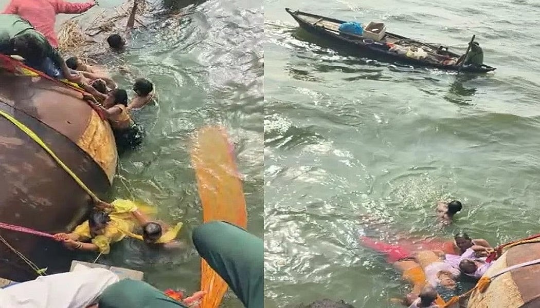 यूपी के बलिया में दर्दनाक हादसा, नाव पलटने से 4 की मौत, करीब 40 लोग थे सवार, कई लापता