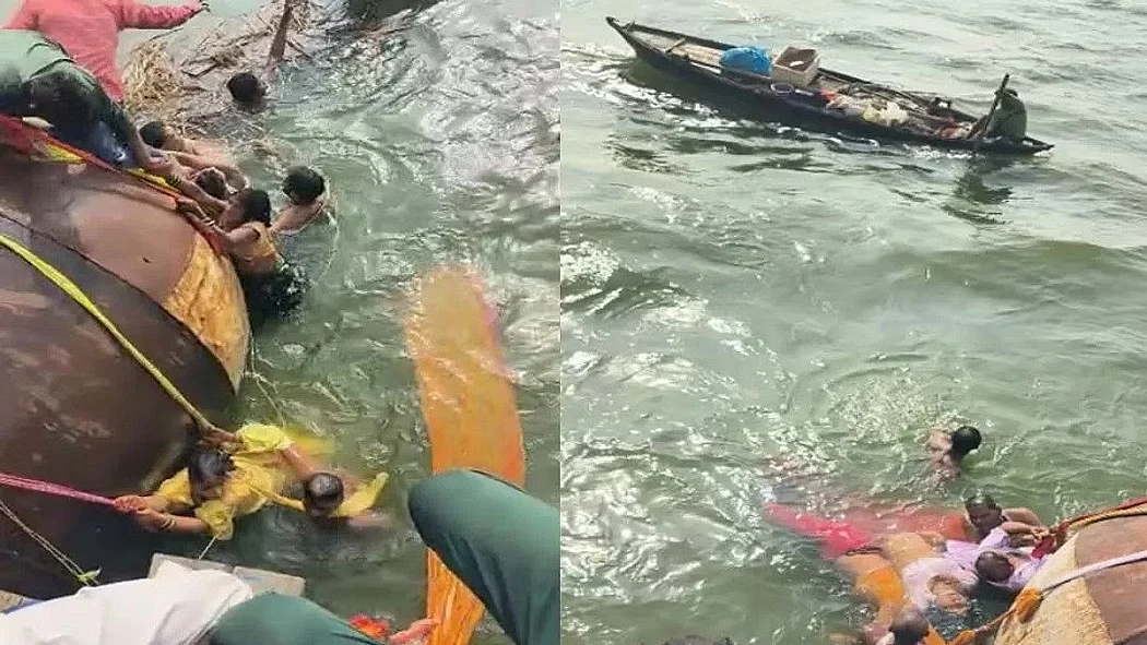 यूपी के बलिया में नाव पलटने से 4 लोगों की मौत हो गई है।