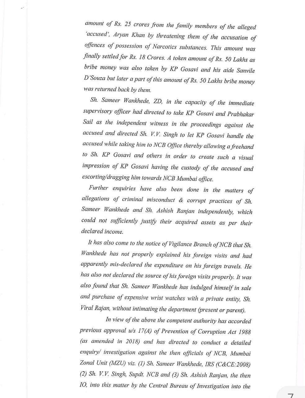 समीर वानखेड़े का फोन CBI ने किया जब्त, FIR में लगे चौंकाने वाले आरोप