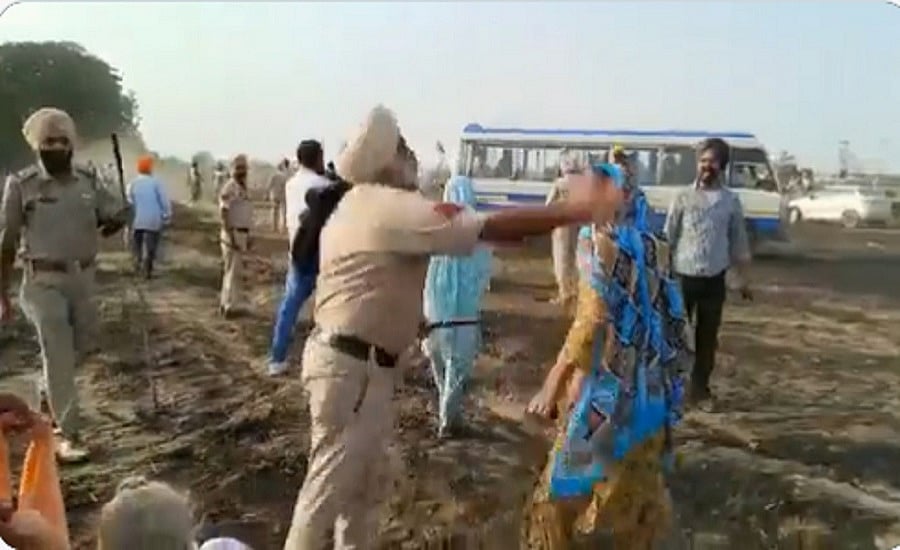 पंजाबः भूमि अधिग्रहण का विरोध कर रही महिला को पुलिस अफसर ने मारा थप्पड़, आप सरकार ने साधी चुप्पी