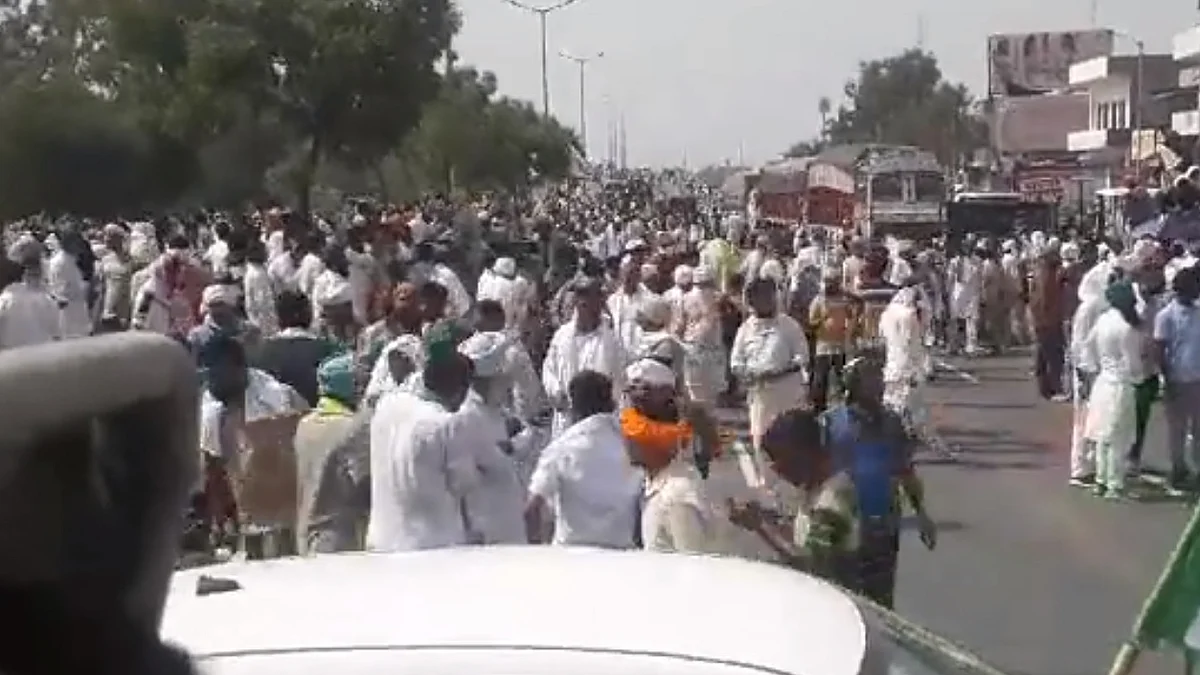 हरियाणा और उसके पड़ोसी राज्यों के अलावा पंजाब, दिल्ली और उत्तर प्रदेश के लगभग 50,000 किसान पिपली शहर में एकत्र हुए।