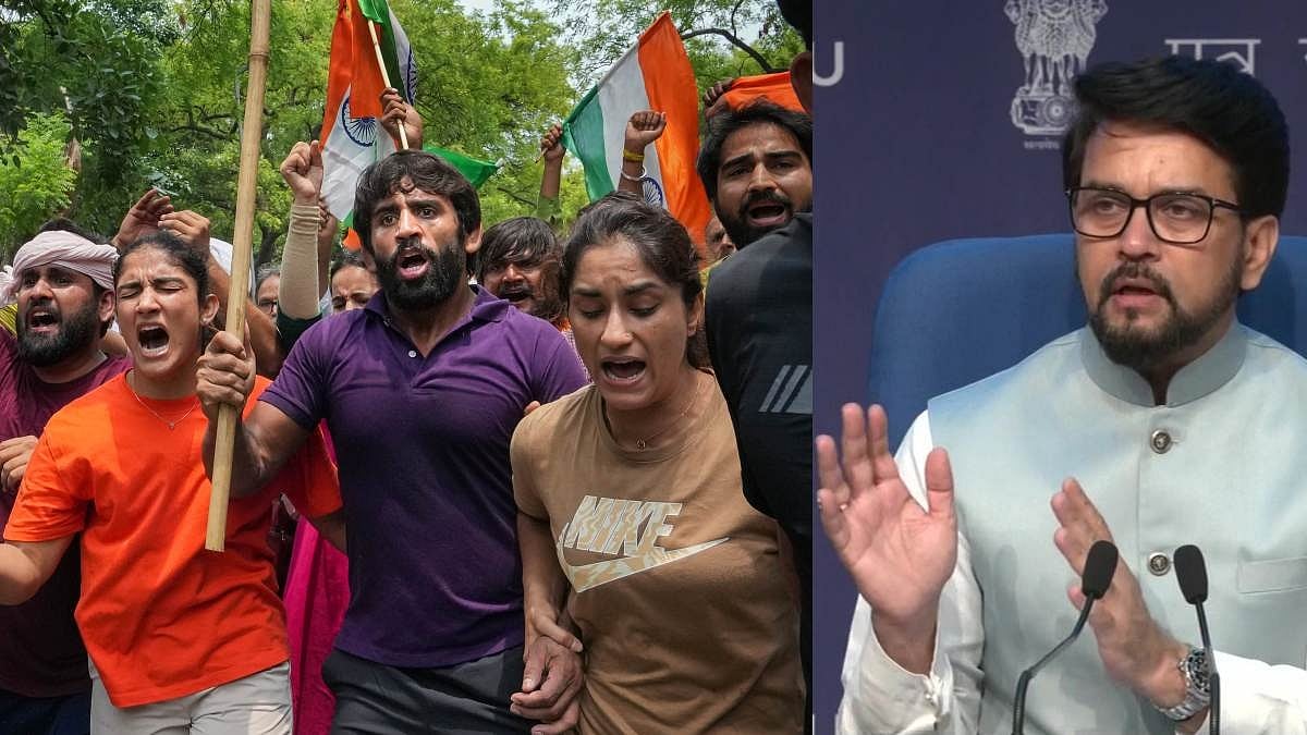 पहलवानों को खेल मंत्री ने दिया बातचीत का न्योता, अनुराग ठाकुर ने किया ट्वीट, कहा- हम चर्चा के लिए तैयार