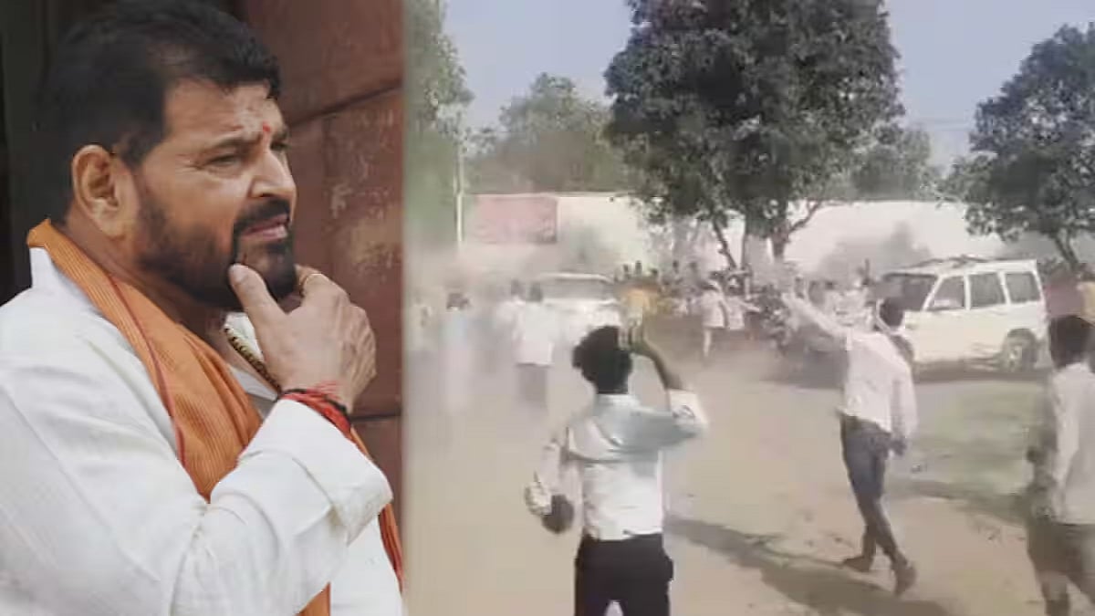 यूपी: बृजभूषण सिंह के कार्यक्रम में बवाल, मारपीट, जमकर चली कुर्सियां, सुरक्षा कर्मियों ने बचाई BJP सांसद की जान