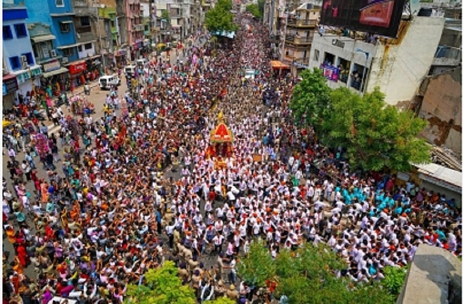 जगन्नाथ रथयात्राः झारखंड में वज्रपात से 2 की मौत, दर्जन भर घायल, अहमदाबाद में बालकनी गिरने से 1 की मौत, कई घायल