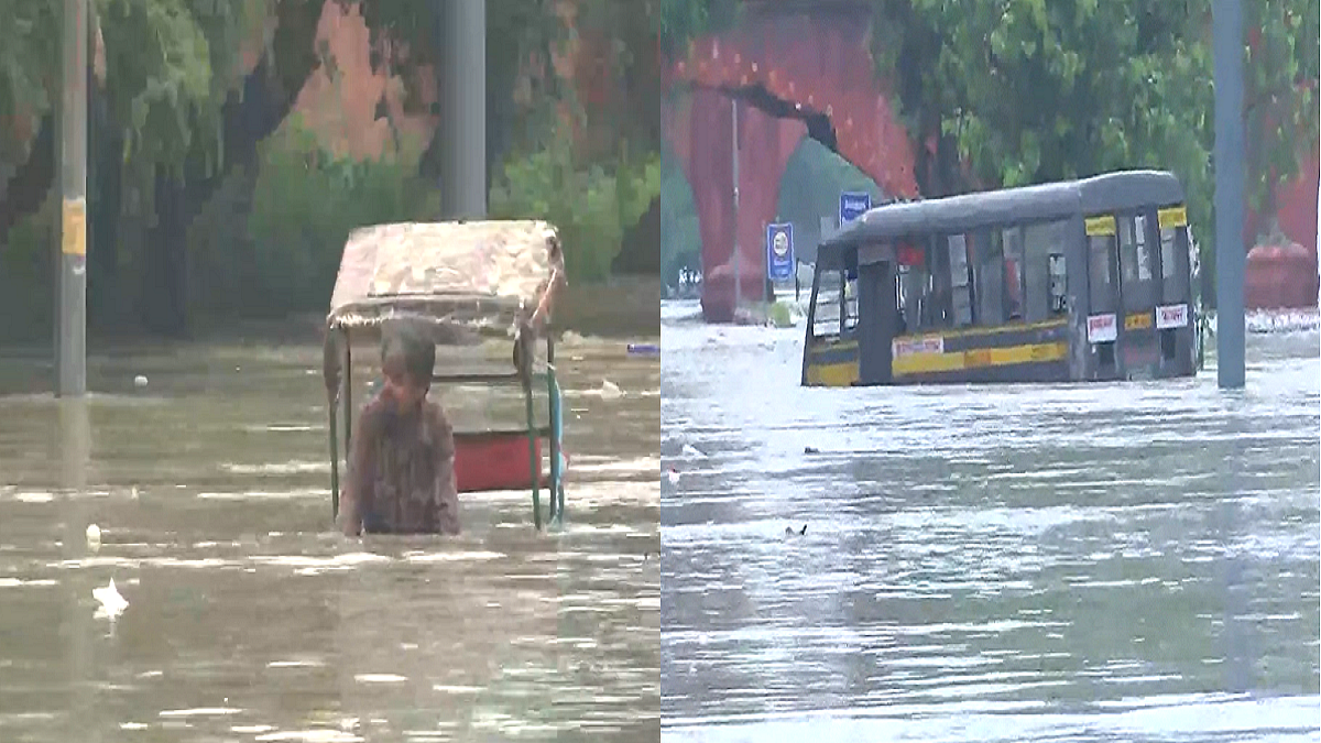 बाढ़ से दिल्ली वासियों की बढ़ी मुश्किलें।