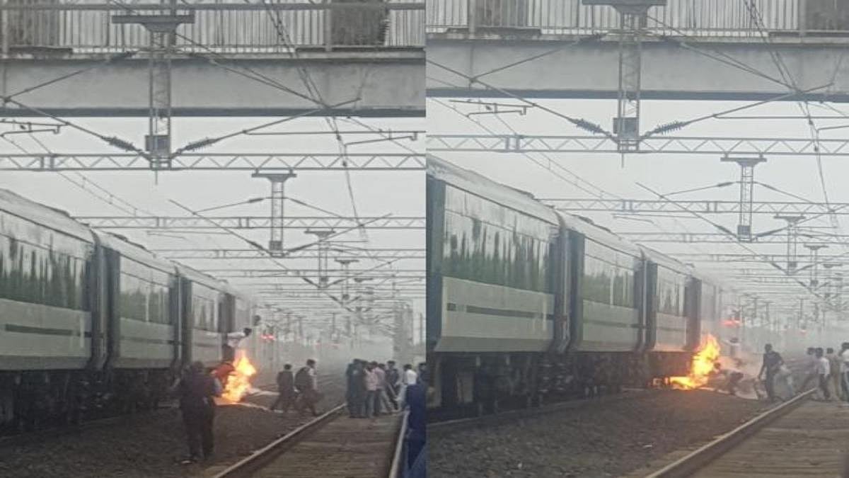 वंदे भारत एक्सप्रेस में लगी आग, मची अफरातफरी, सभी यात्री सुरक्षित, भोपाल से दिल्ली जा रही थी ट्रेन