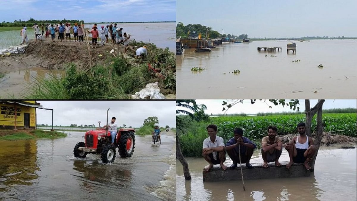 यूपी में नदियों का जलस्तर बढ़ने से बढ़ी लोगों की मुश्किलें, मेरठ समेत कई जिलों में दर्जनों गांव पानी में डूबे