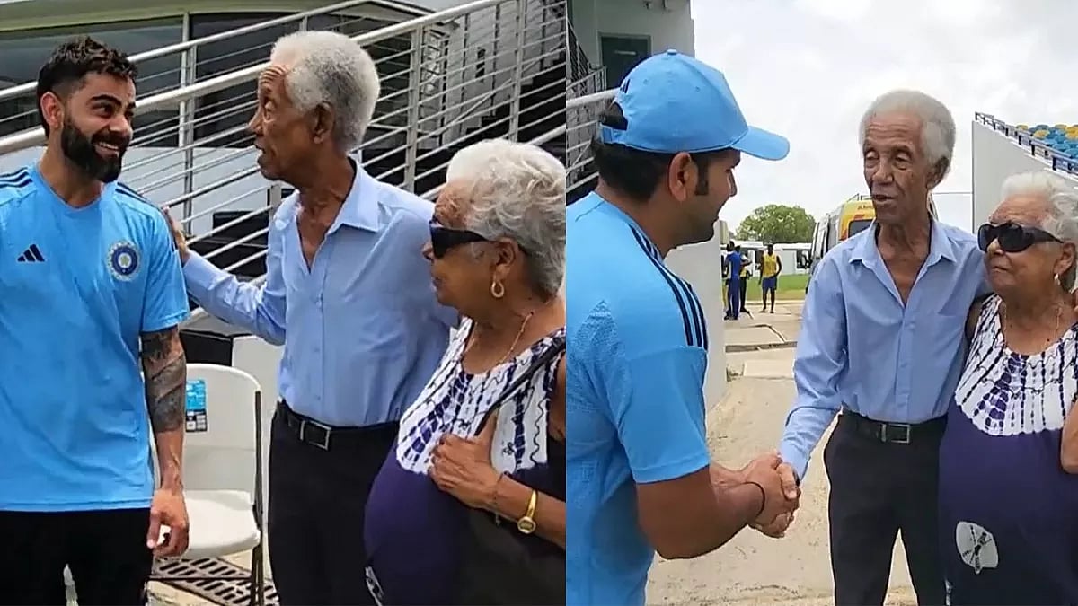 IND vs WI: टीम इंडिया से मिलने पहुंचे गैरी सोबर्स, दिग्गज को देख गदगद हुए भारतीय खिलाड़ी, देखें वीडियो