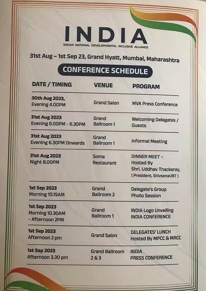 INDIA महासम्मेलन: मुंबई की पहली बैठक में अनौपचारिक चर्चा, आज होगा गहन मंथन, सीट शेयरिंग पर भी फैसला संभव