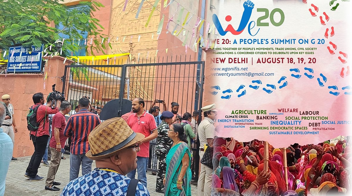 पुलिस ने रोका देश के नागरिकों द्वारा आयोजित We-20 सम्मेलन, सामाजिक कार्यकर्ताओं में रोष, कहा- यह तानाशाही