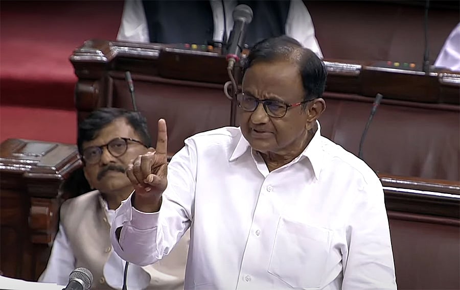 राजनीति से प्रेरित था बजट, दिल्ली के नतीजों से उद्देश्य की हुई पूर्ति; राज्यसभा में मोदी सरकार पर बरसे चिदंबरम