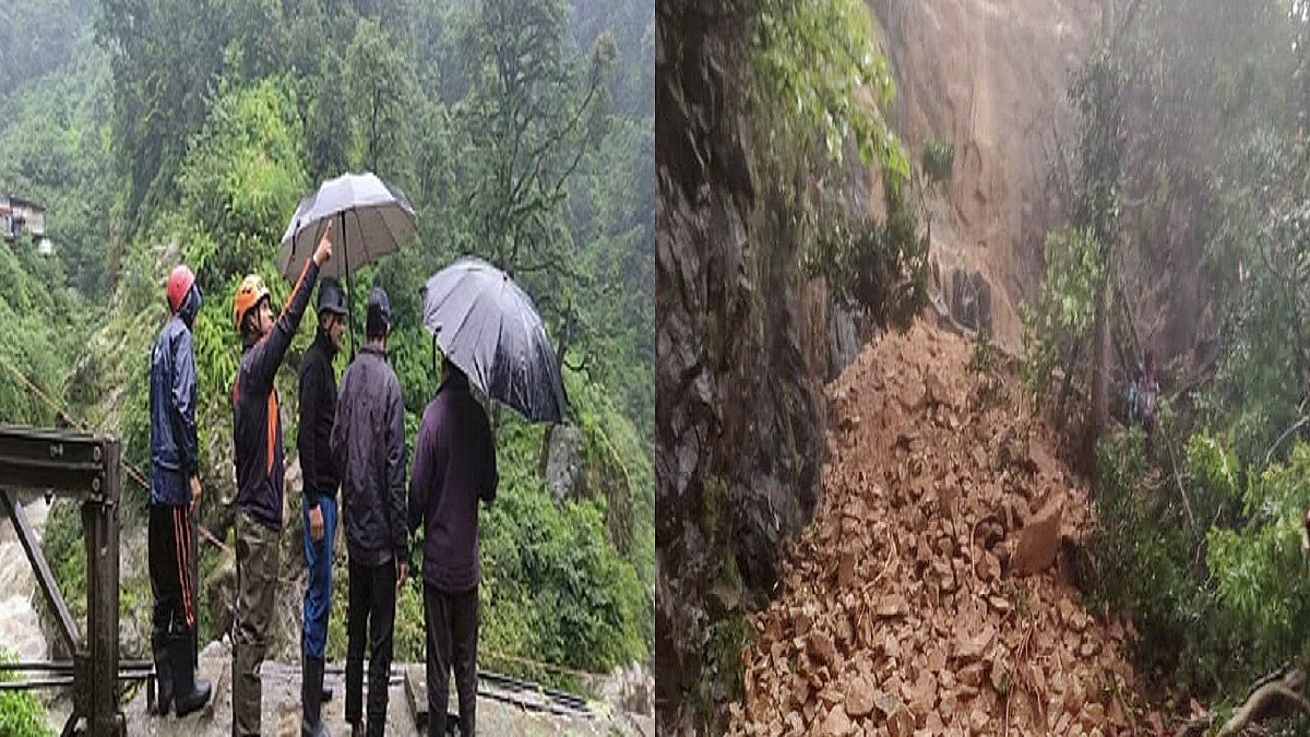उत्तराखंड में चारधाम यात्रा के बीच बड़ा हादसा, गौरीकुंड में भूस्खलन।