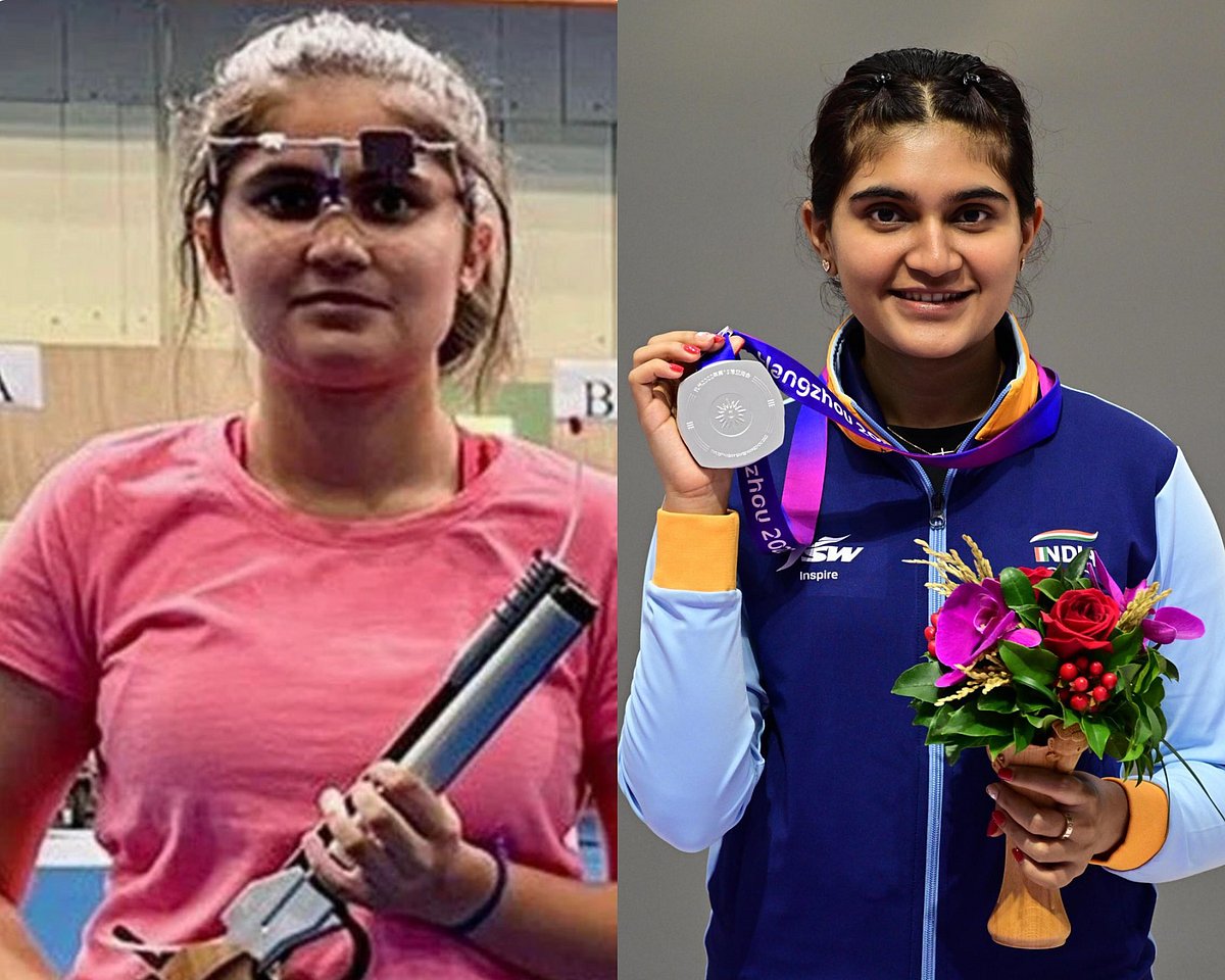 Asian Games: महिलाओं की 10 मीटर एयर पिस्टल में पलक को गोल्ड, ईशा को स‍िल्वर मेडल