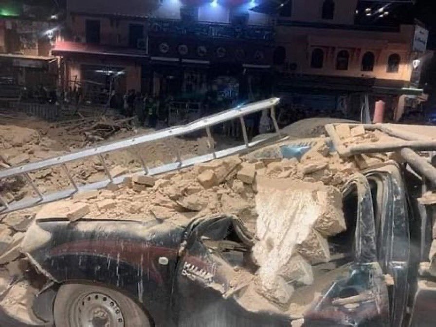  भूकंप का केंद्र मोरक्को के मराकेश से करीब 70 किलोमीटर दूर था।